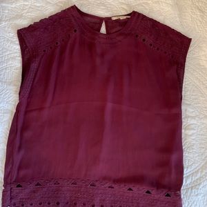 Francesca’s sleeveless blouse